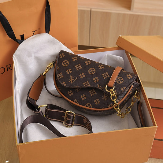 High-End Textured Saddle Bag (Product Code : 3091)