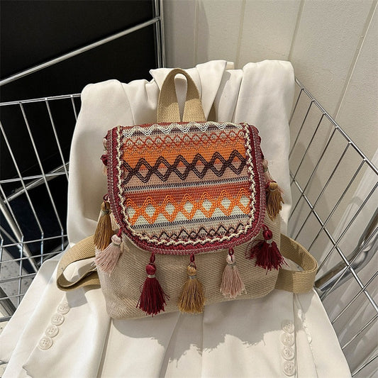 New High-looking ethnic style tassel bag (Product Code: 2021)