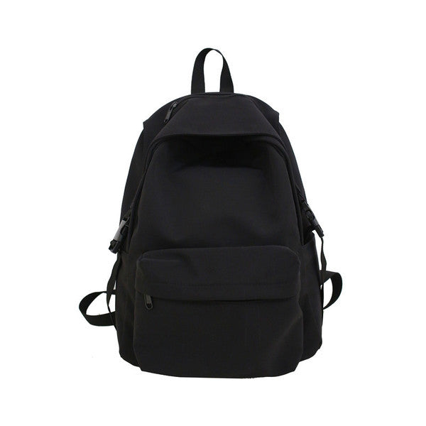 Cross-Border Pure Color Fashionable Nylon Backpack (Product Code: 3095)
