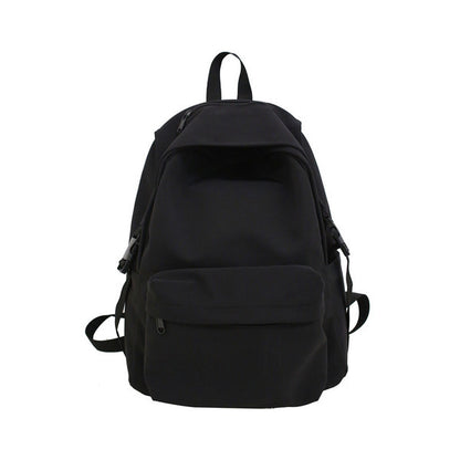 Cross-Border Pure Color Fashionable Nylon Backpack (Product Code: 3095)