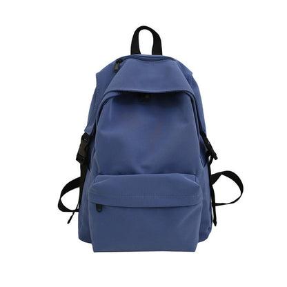 Cross-Border Pure Color Fashionable Nylon Backpack (Product Code: 3095)