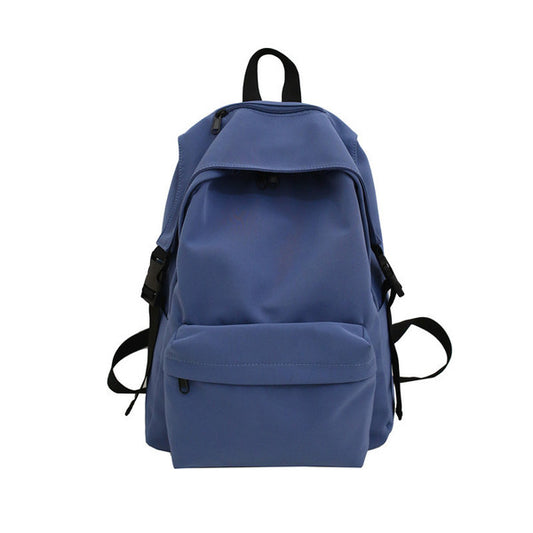 Cross-Border Pure Color Fashionable Nylon Backpack (Product Code: 3095)