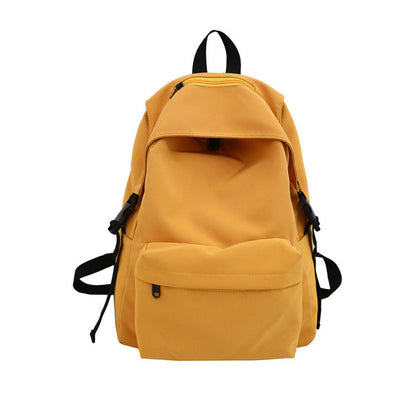 Cross-Border Pure Color Fashionable Nylon Backpack (Product Code: 3095)