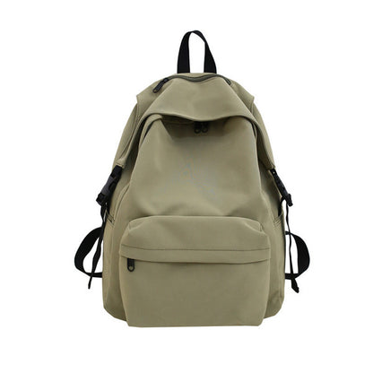 Cross-Border Pure Color Fashionable Nylon Backpack (Product Code: 3095)