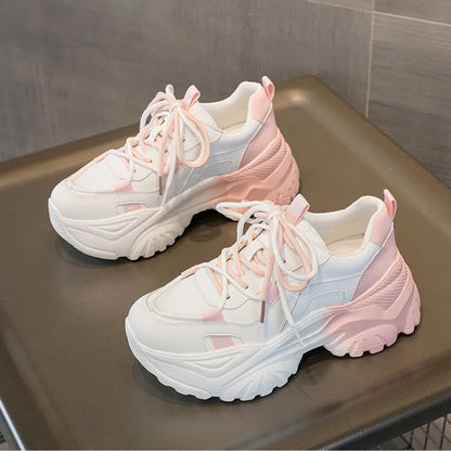 Glossy Pinkish Comfortable Sneakers | Product Code: 1965