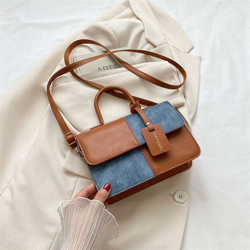 Elegant Crossbody Bag with Stylish Faux Leather Design (Product Code: 1906)