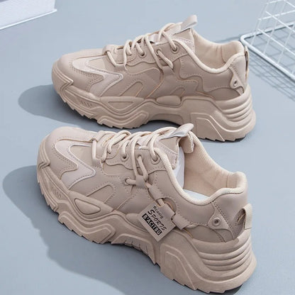 Trendy Korean All-Match Sporty Chunky Sneakers (Product Code: 1769)