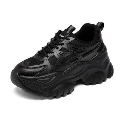 Women's Leather Chunky Sneakers (Product Code: 1799)