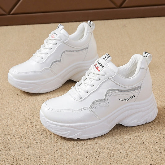 Height-Enhancing Women's Chunky Sneakers (Product Code: 1932)