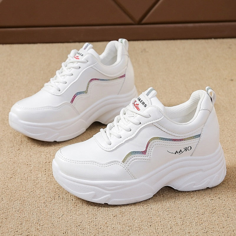 Height-Enhancing Women's Chunky Sneakers (Product Code: 1932)