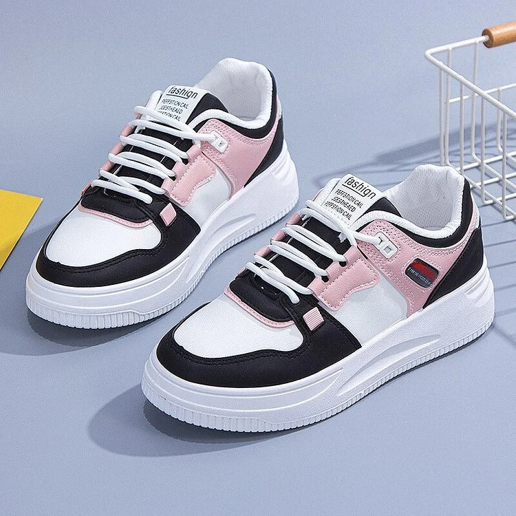 Wide-Fit Waterproof Leather Sneakers for Women(Product Code: sg 1874)