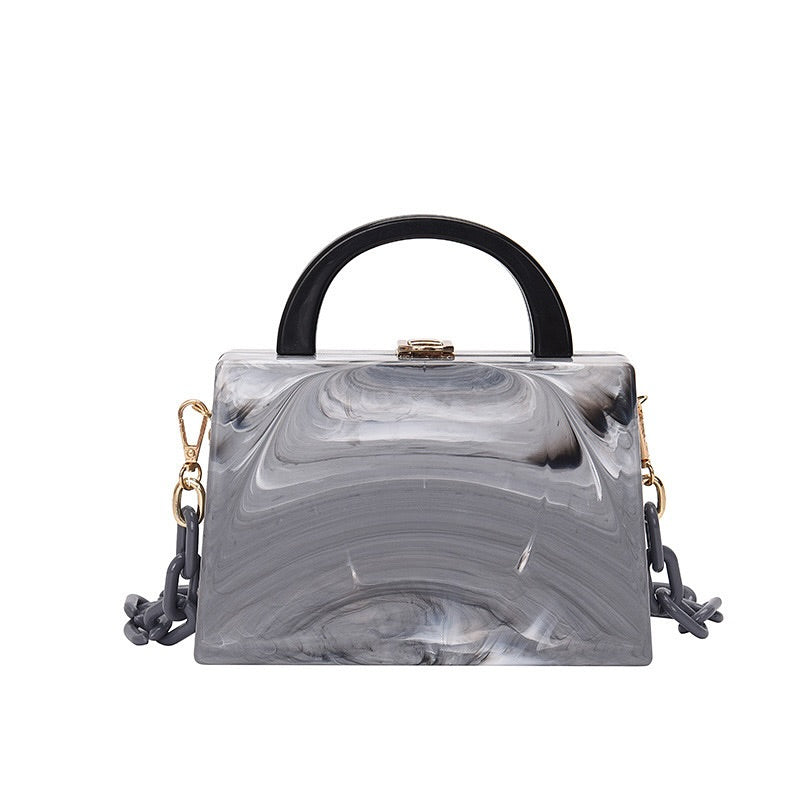 Women's Acrylic Chain Square Handbag (Code: 1951)