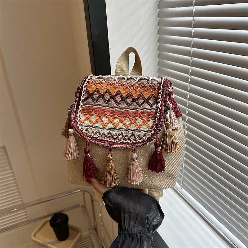 New High-looking ethnic style tassel bag (Product Code: 2021)
