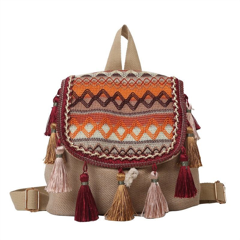 New High-looking ethnic style tassel bag (Product Code: 2021)