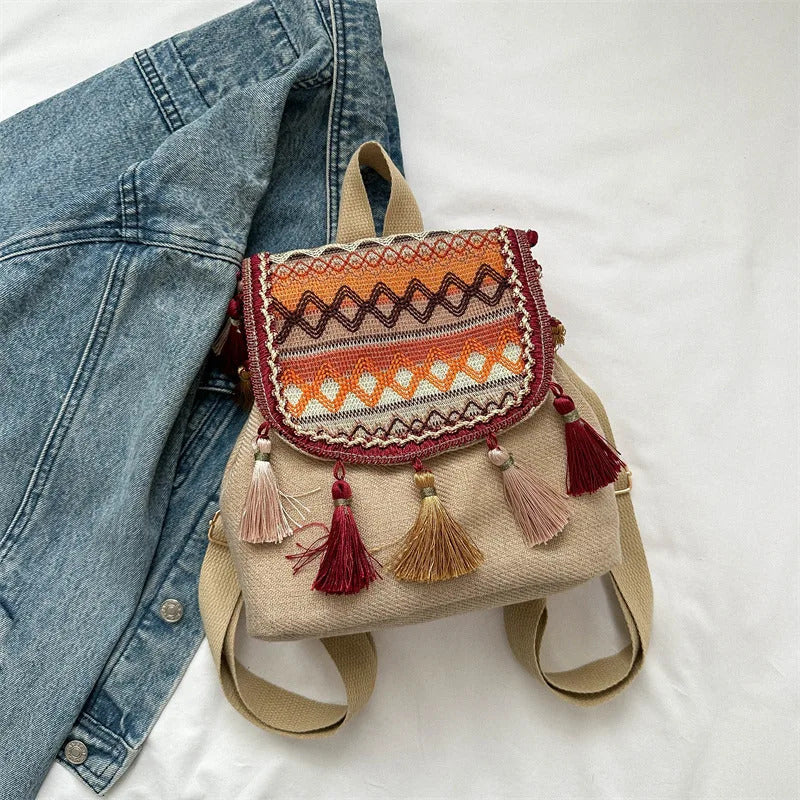 New High-looking ethnic style tassel bag (Product Code: 2021)