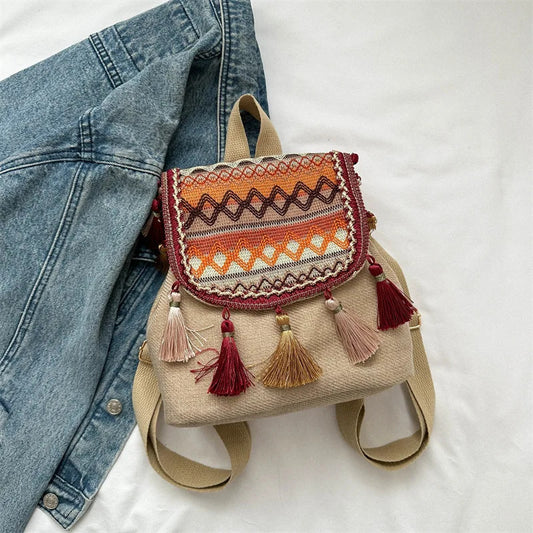 New High-looking ethnic style tassel bag (Product Code: 2021)