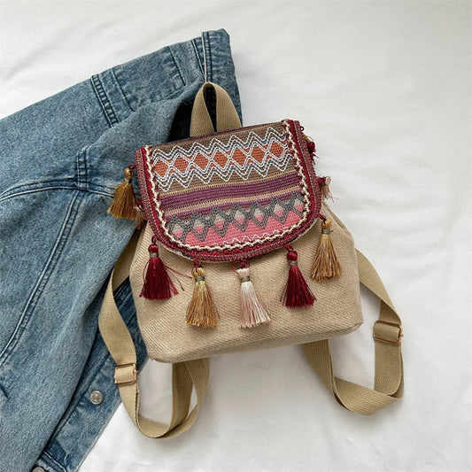 New High-looking ethnic style tassel bag (Product Code: 2021)