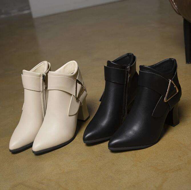 Thick Heel Boots Shoes for women (Code: 0713)