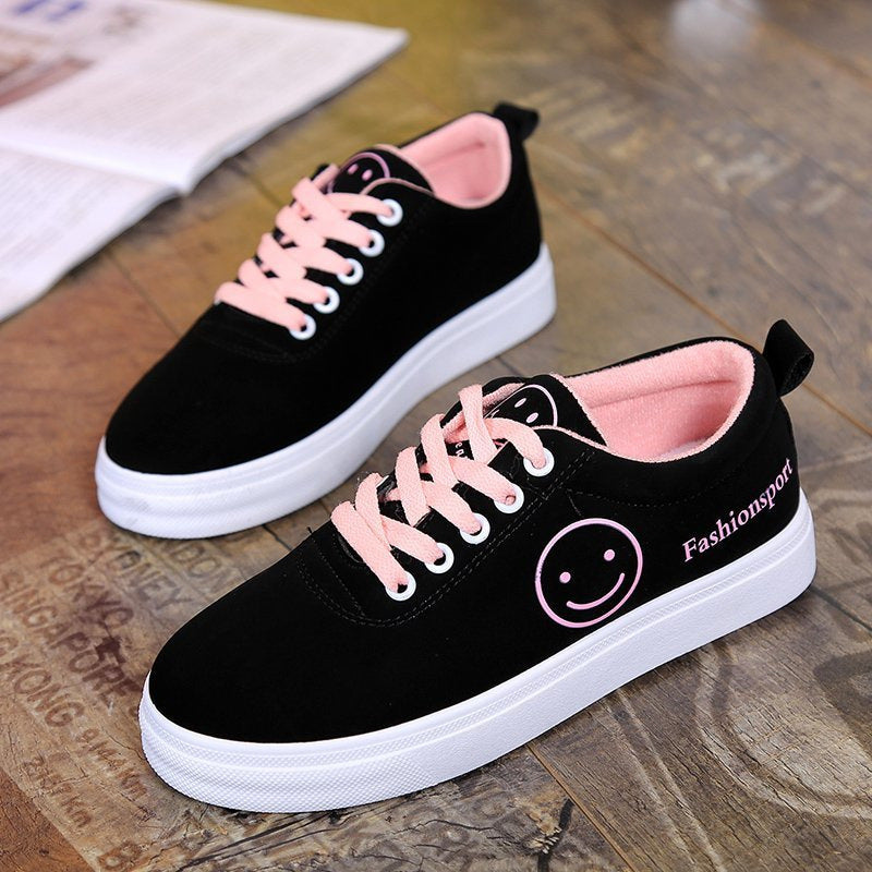 Classic Lace Up Walking Fashion Sneakers (Code: 0556)