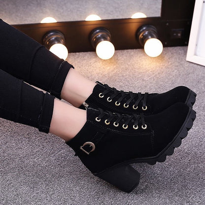 High Heels Ankle  Snow Boots (Code: 0267)