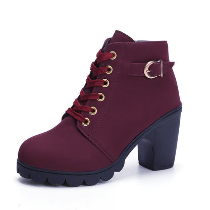 High Heels Ankle  Snow Boots (Code: 0267)