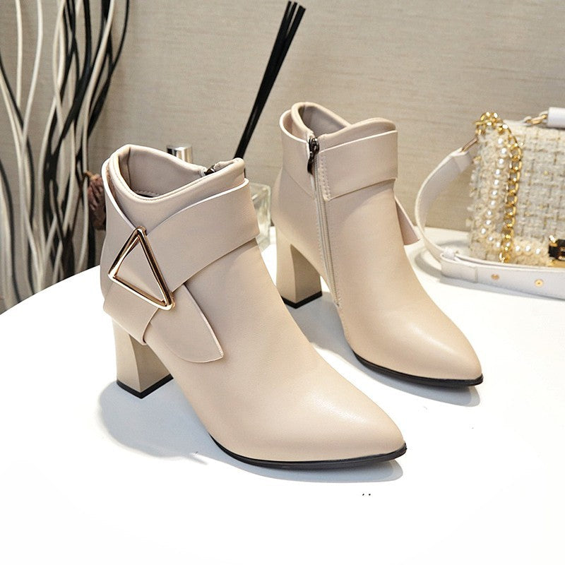 Thick Heel Boots Shoes for women (Code: 0713)