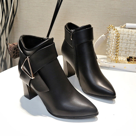 Thick Heel Boots Shoes for women (Code: 0713)